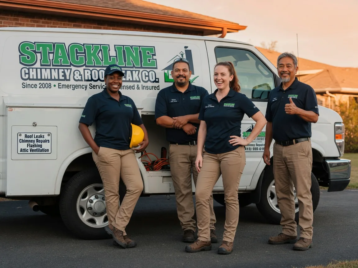 Chimney flashing repair company in Hulbert, OK